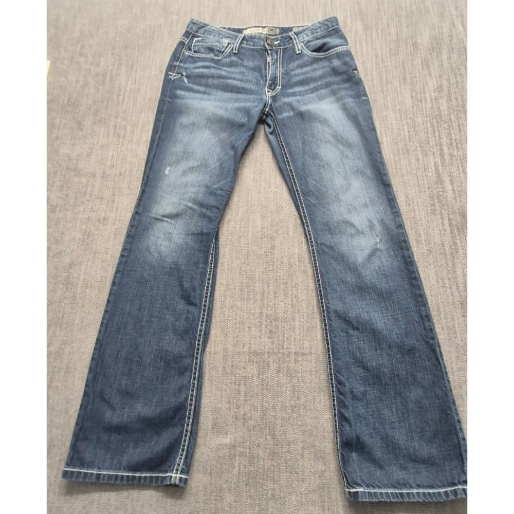 BKE men's Aiden medium wash denim blue jeans sz 30 bootcut midrise Cotton